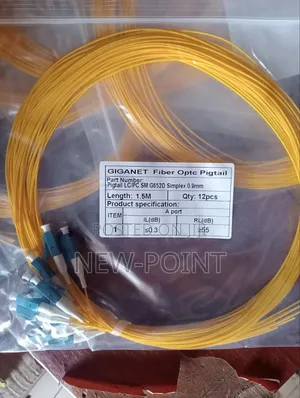 LC/PC Fiber Optic Pigtail – Single Mode G.652D Simplex 1.5m at 500