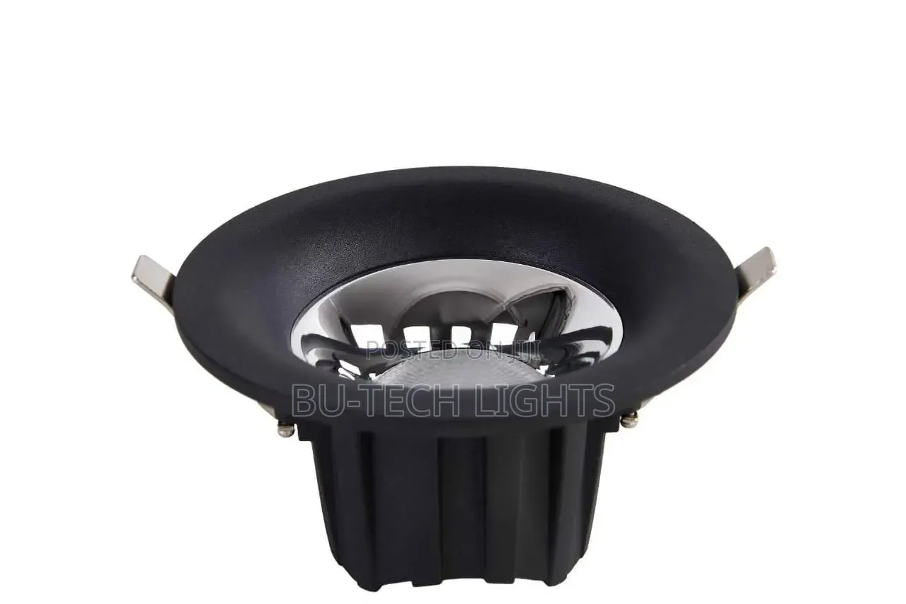 25w Black Round COB LED Downlight