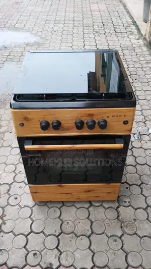Maxi 60by60 Formica One Electric Three Burner Gas Cooker Oven and Gril
