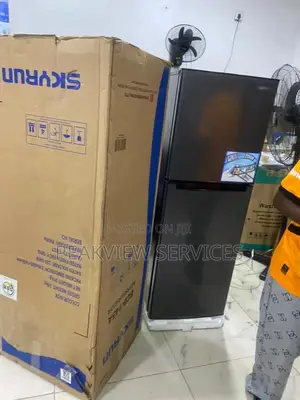 Skyrun BCD-145A Double Door Refrigerator 145L Energy Saving Fridge