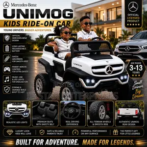 White Color Mercedes-Benz Unimog Premium Toy Car for Kids