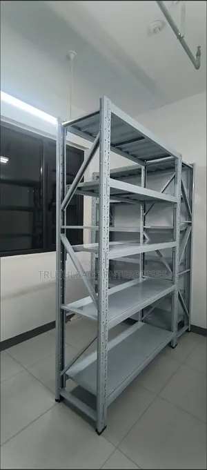 5 Layers Medium Duty White Storage Rack 200Kg Load Capacity Per Layer