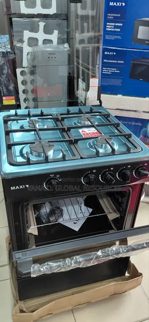 Gas Cooker Maxi Brand 60x60 4 Gas Burners