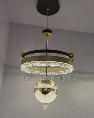 Crystal Led Dimmable Pendant Lights Living Dining Room