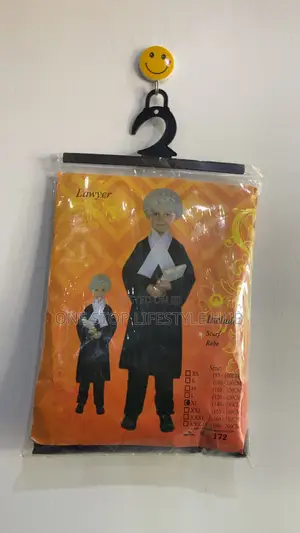 Premium Kids Lawyer Costume Set With Wig Gown for Career Day