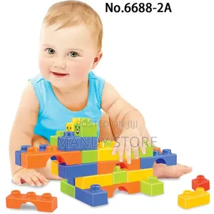 Preschool Plastic Magnetic Building Blocks Safe Construction Toys
