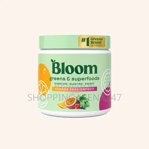 Bloom Greens Superfoods-Digestion,Bloating,Energy,Immune Boost(Orange)