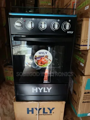 Original Hyly Standing Gas Cooker With Oven 4 Burner ( 3gas 1electric