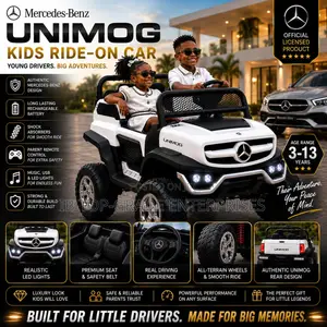 White Color Luxury Mercedes-Benz Unimog Ride on Kid's Toy