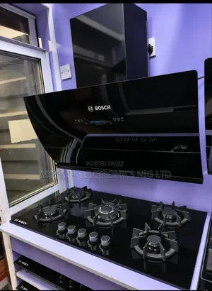 BOSCH Built-in 90CM Auto Ignition 5 Burners Gas 90CM Heat Extractor