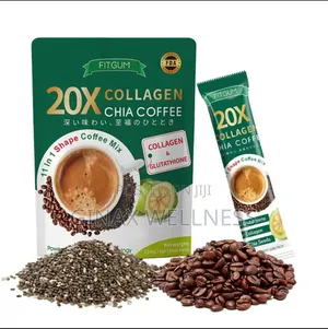 20x Collagen and Chia Coffee Powder for Beauty and Weight Loss