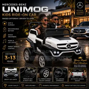 White Color Mercedes-Benz Unimog Rechargeable Luxury Toy Car for Kids