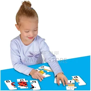 Educational Card Game Match Letter Spelling