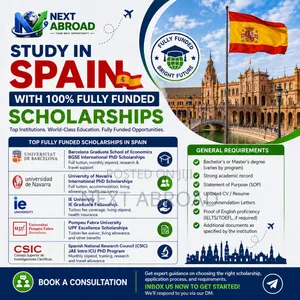 Study in Spain With 100% Fully Funded