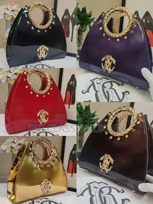 Top Notch Luxury Women's Glossy Leather Handbags Well Branded Package