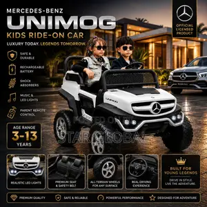 Luxury Mercedes-Benz Unimog White Color Kid's Ride-on Car