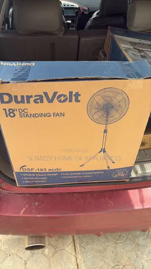 18" Duravolt AC/Dc Standing Fan •