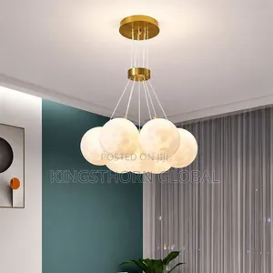 Luxury Gold Globe Pendant Chandelier Ceiling Light