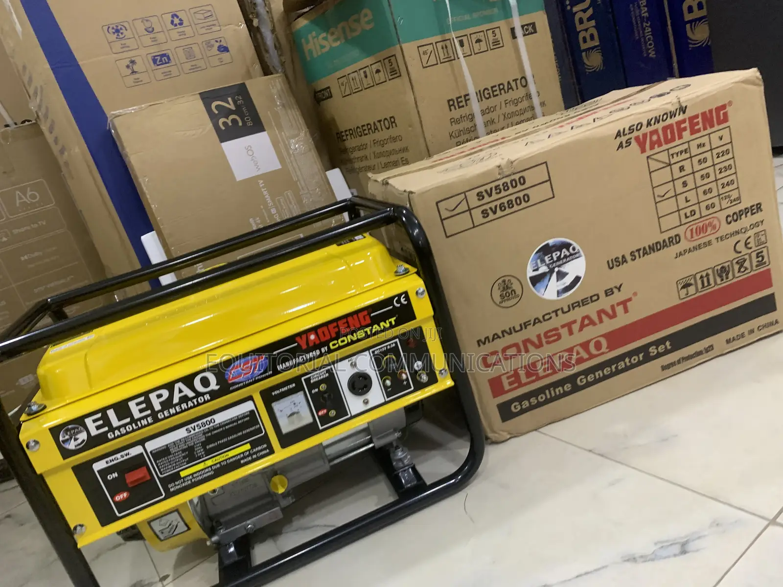 Elepaq SV5800 Constant Generator – Strong Engine, Consistent Output