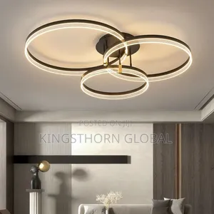 Modern 3-Ring LED Ceiling Chandelier Light