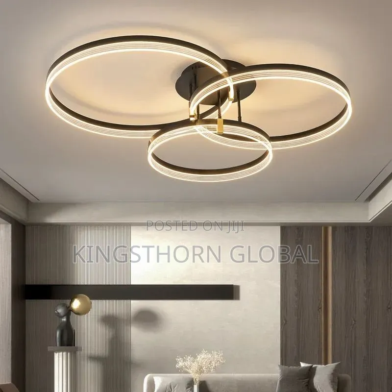 Modern 3-Ring LED Ceiling Chandelier Light