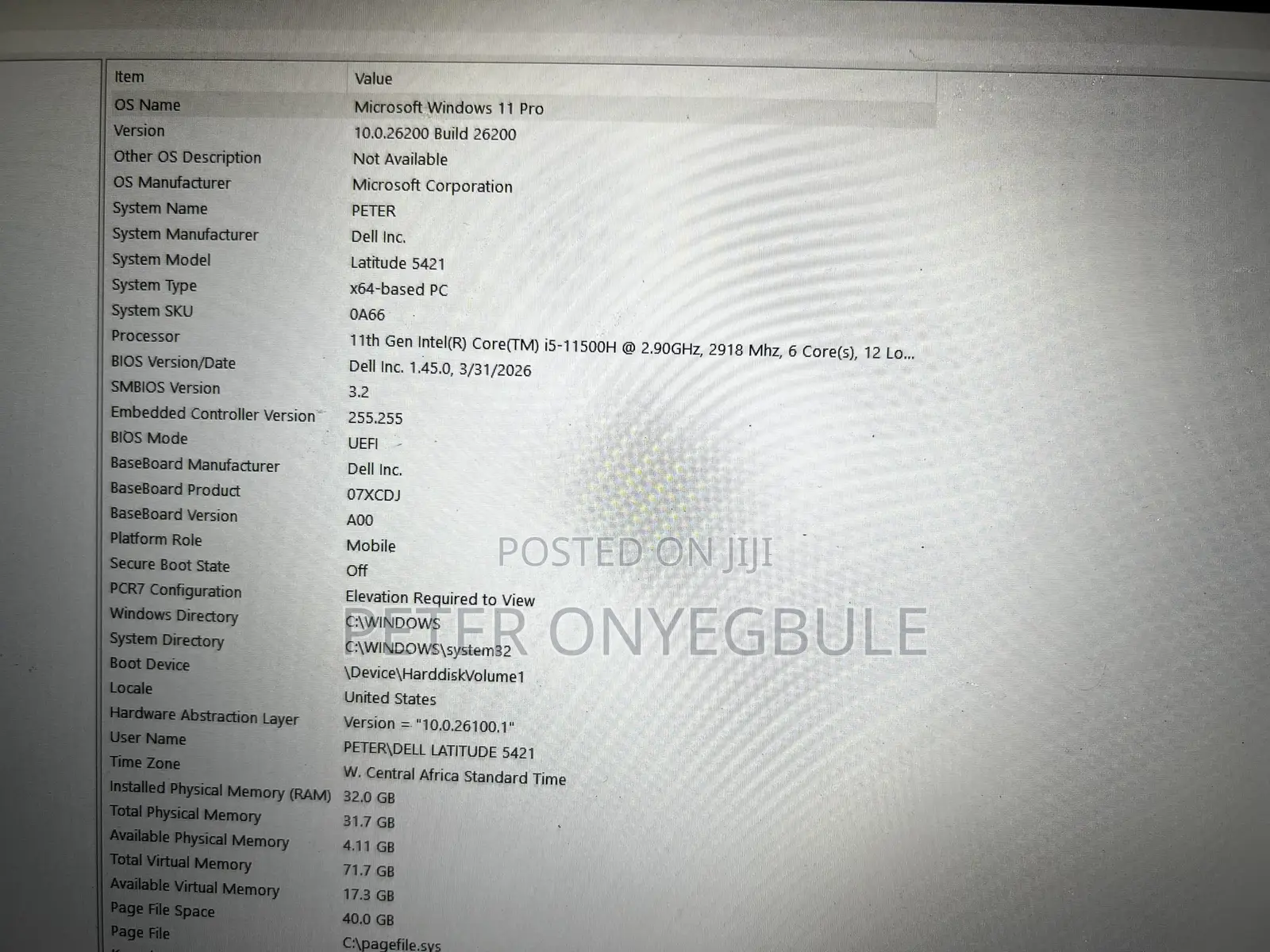 Laptop Dell Latitude 5420 32GB Intel Core i5 SSD 1T