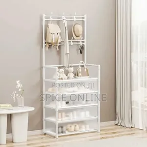 XVIP EXCLUSIVE White Multifunctional Shoe Rack