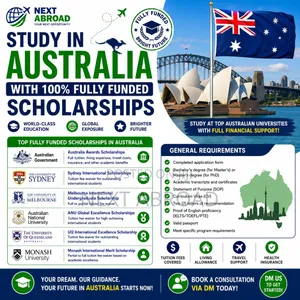 Study in Australia Through Fully Funded Scholarships Opportunities
