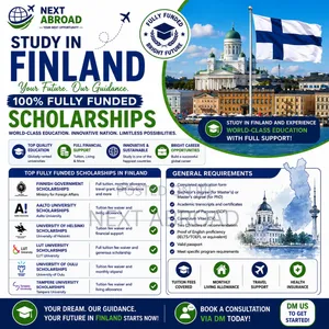 Study in Finland 100% Fully Funded Scholarships