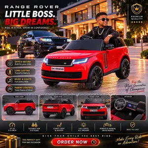 Premium Red Color Range Rover Rechargeable Toy Car for Kids