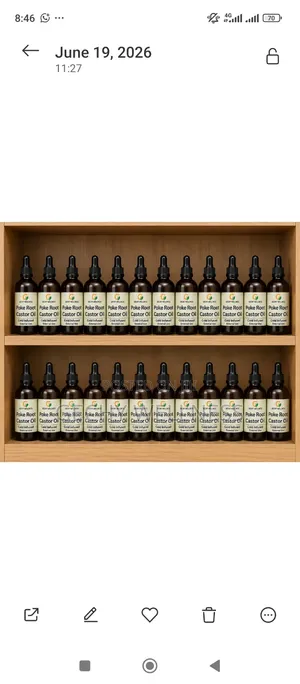 Poke Root Castor Oil