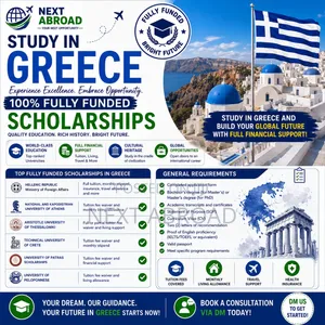 Study in Greece 100% Fully Funded Scholarships