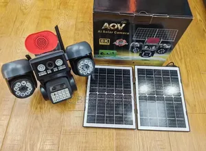 Hi-Easy 4lens Solar Camera With Double Solar Panels.