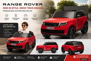 Premium Comfort Red Color Luxury Range Rover Kids Ride-on Car!