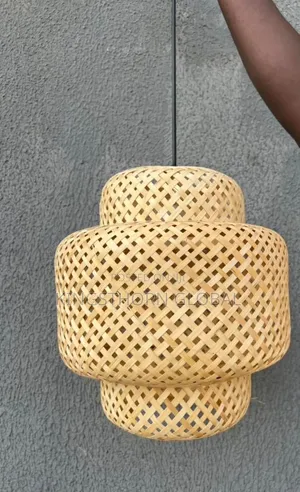Modern Rattan Bamboo Pendant Chandelier Light