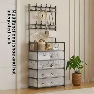 Xvip Premium White Multifunctional Shoe Rack