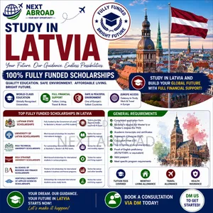 Study in Latvia 100% Fully Funded Scholarships Opportunities