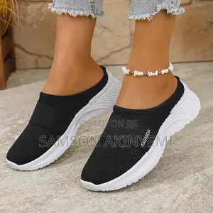 Women Lightweight Slip‐On Walking Sneakers – Breathable Comfort Shoes