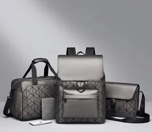 Set of Duffle Bag, Backpack and Side Bag