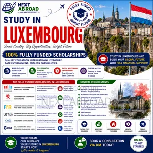 Study in Luxembourg 100% Fully Funded Scholarships Opportunities