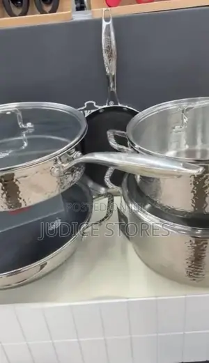 9 Pieces Uakeen Stainless Steel Pot Set