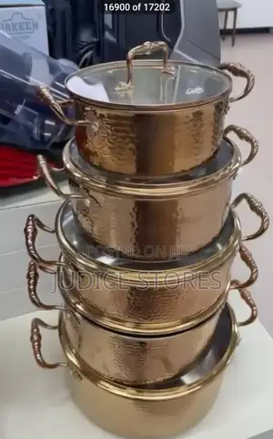 High Quality Uakeen Stainless Pot Set Gold