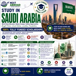 Study in Saudi Arabia Fully Funded Scholarships Opportunities