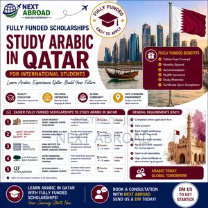 Fully Funded Scholarships Arabic Study in Qatar