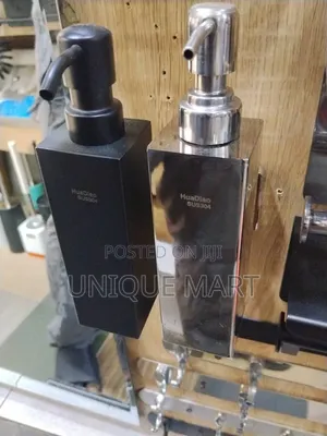 Wall Mounted Black/Silver Color Quality Wall Soap/Liquids Dispenser