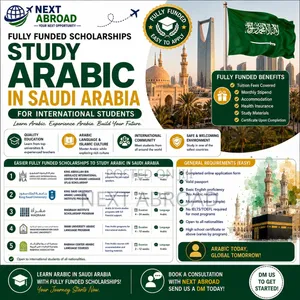 Study Arabic in Saudi Arabia,fully Funded Scholarships
