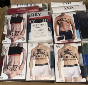 3 in 1 Men's Zara Premium Cotton Stretch Boxer Briefs (3-in-1 Pack)