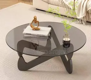 Modern Round Glass Center Table