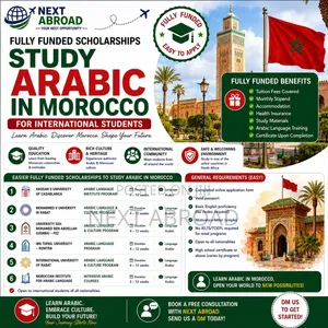 Fully Funded Scholarships Arabic Study in Morocco