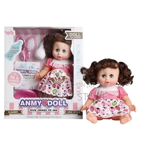 Dressup Doll Accessories Set 6 in 1 Drink Water Pee Silicone Girl Baby
